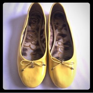 Yellow Sam Edelman Ballet Flats